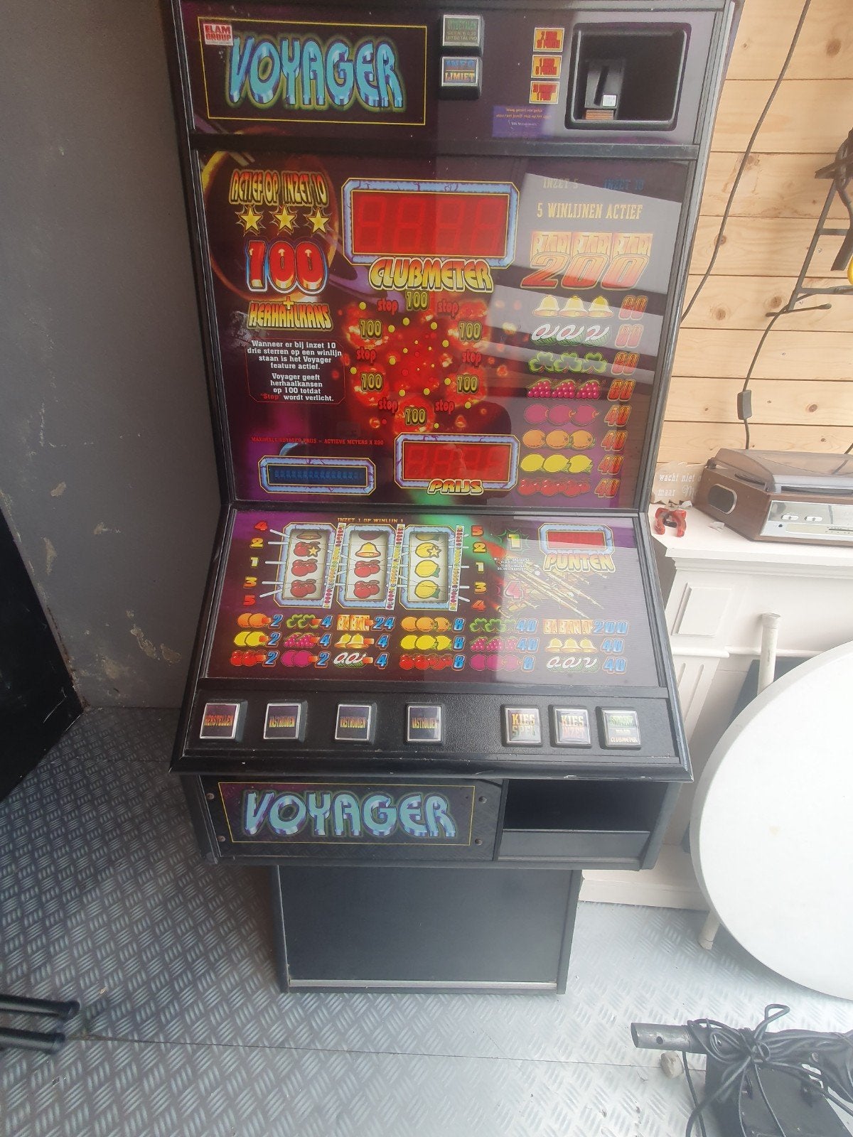 Gokkast / fruitautomaat Voyager, Ophalen, Gebruikt