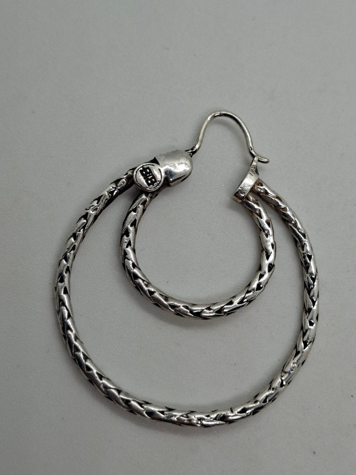 Buddha to Buddha George Zilveren Oorbellen 925, Sieraden, Tassen en Uiterlijk, Oorbellen, Ophalen of Verzenden, Zilver, Zilver