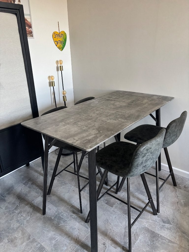 Bartafel 4 personen, Huis en Inrichting, Tafels | Eettafels, Ophalen, 100 tot 150 cm, 50 tot 100 cm, Zo goed als nieuw