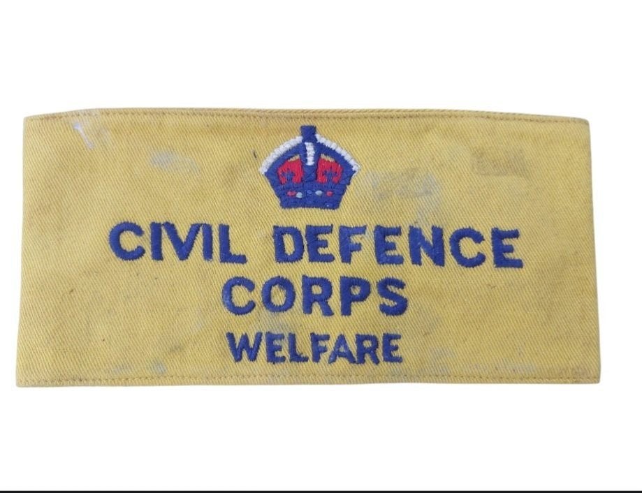 Britse Civil Defence Corps Armband, Verzamelen, Militaria | Tweede Wereldoorlog, Ophalen of Verzenden, Landmacht, Engeland, Kleding of Schoenen