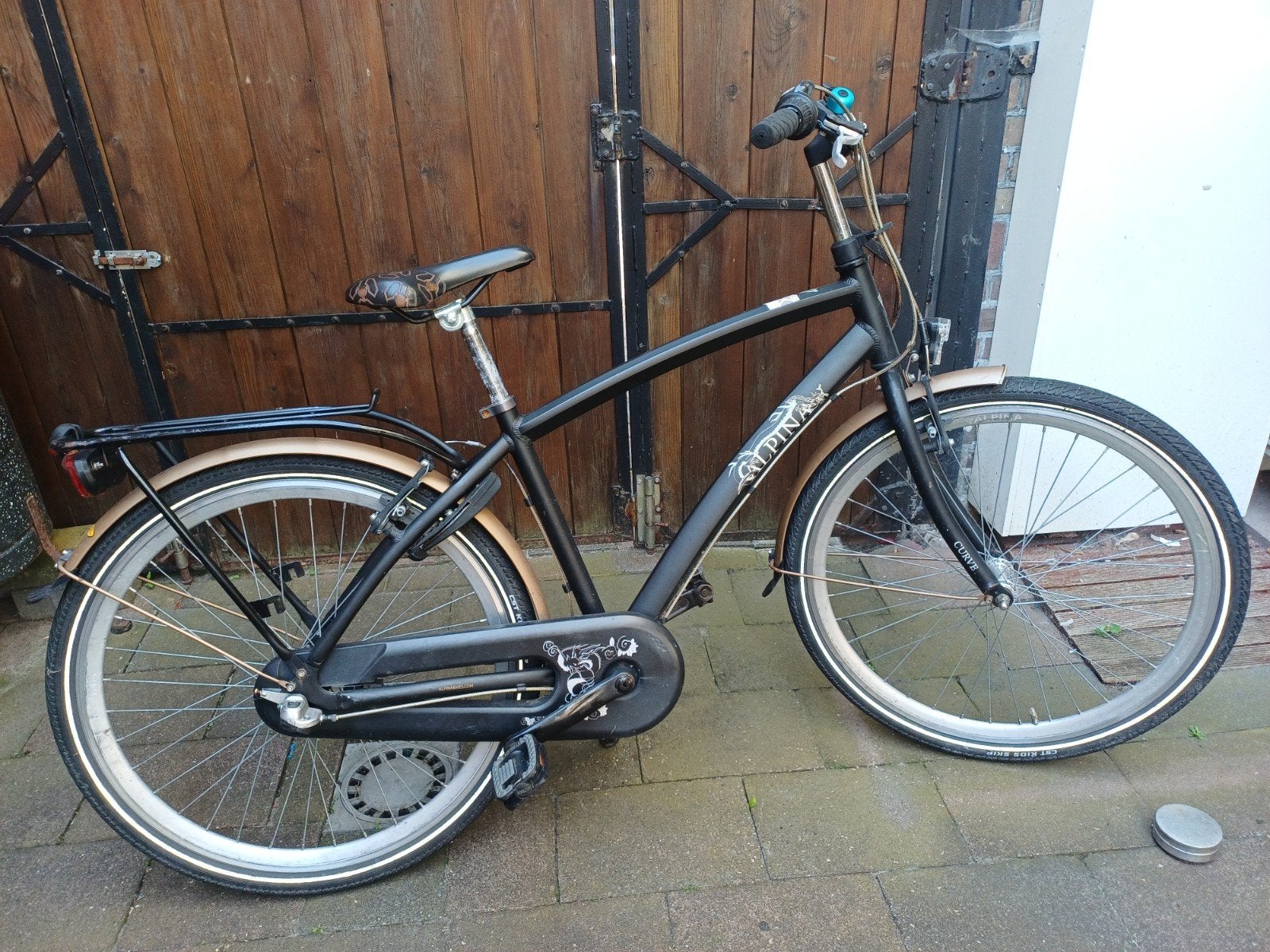 Alpina fiets met 3 versnellingen, Terugtraprem, Gebruikt, Versnellingen, Ophalen