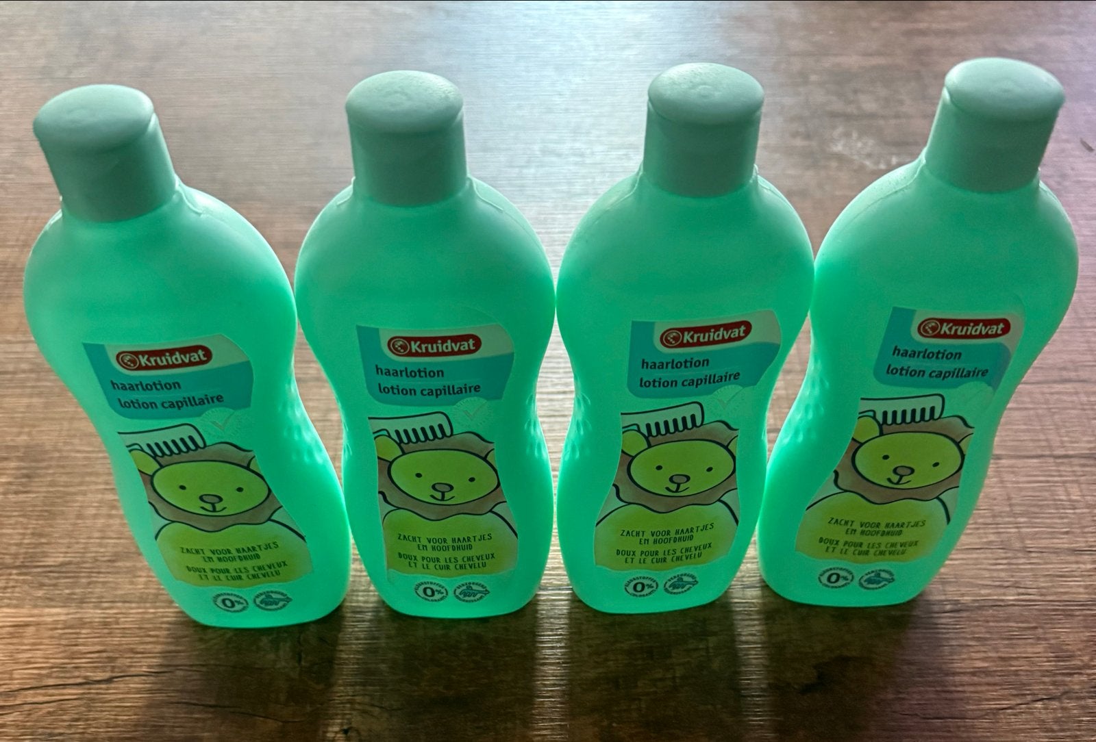 Kruidvat Haarlotion voor baby's - 4 flessen, Ophalen of Verzenden, Nieuw
