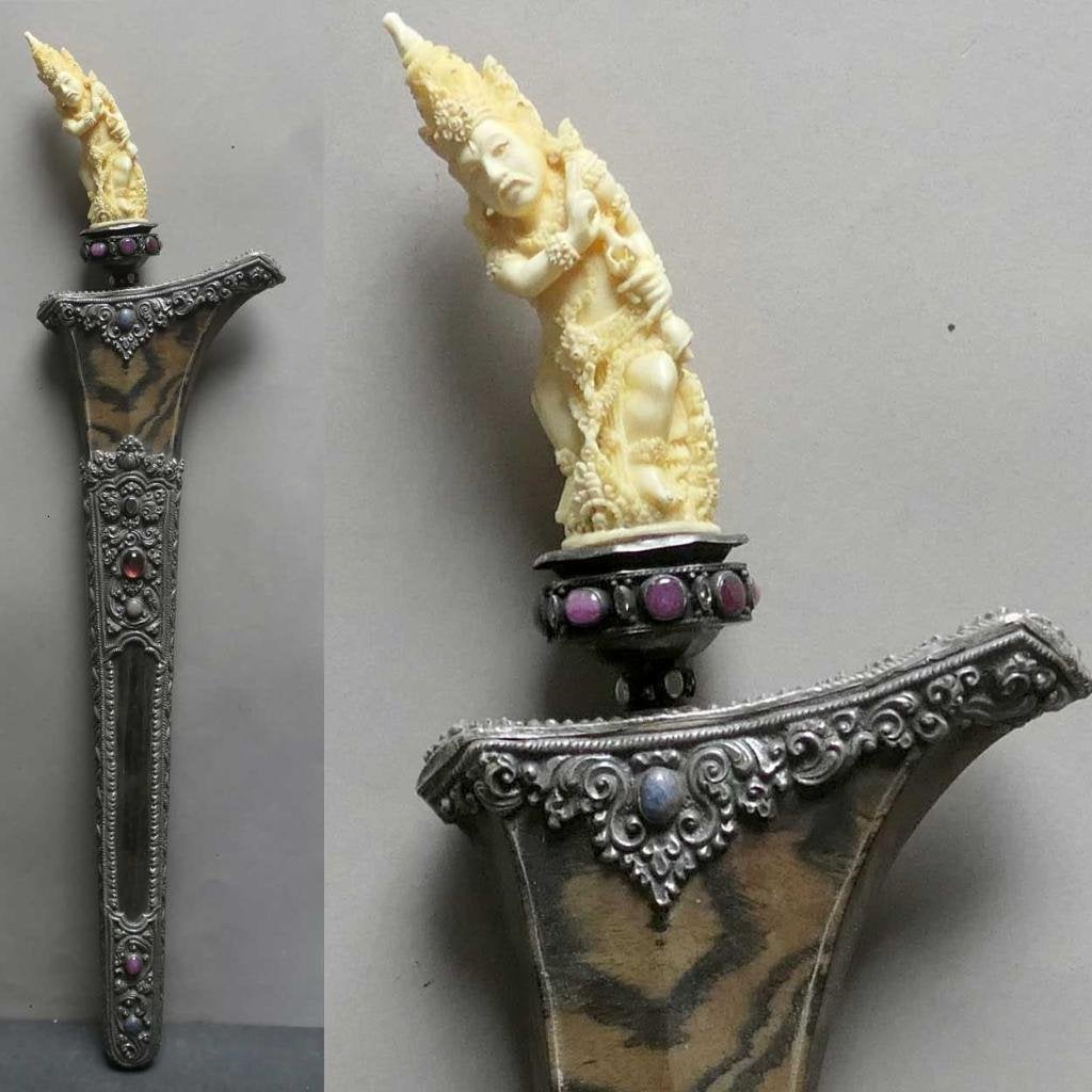Keris uit Bali KZ7 Kunst Indonesie Kris Vishnu Hindoe god, Ophalen of Verzenden
