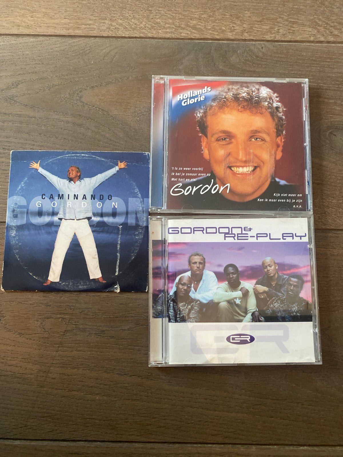 Gordon CD's: Hollands Glorie, Caminando, Gordon & Re-Play, Cd's en Dvd's, Gebruikt, Inclusief boekje, Ophalen of Verzenden, Pop
