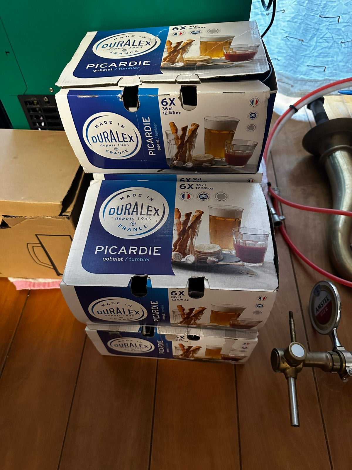 Duralex Picardie Glazen -Nieuw in doos, Ophalen, Nieuw, Overige merken, Glas