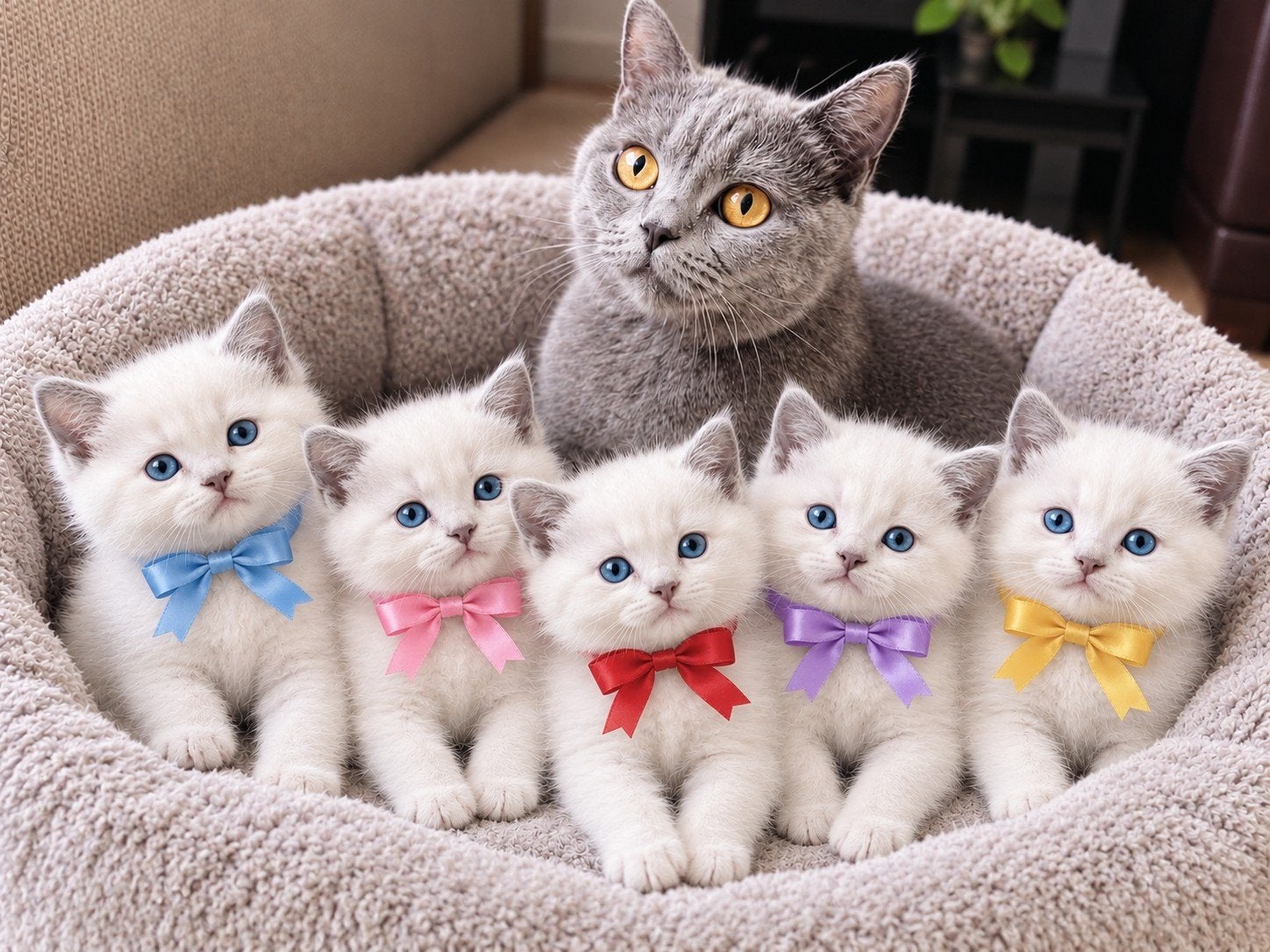 Lieve Britse Korthaar kittens, Meerdere dieren