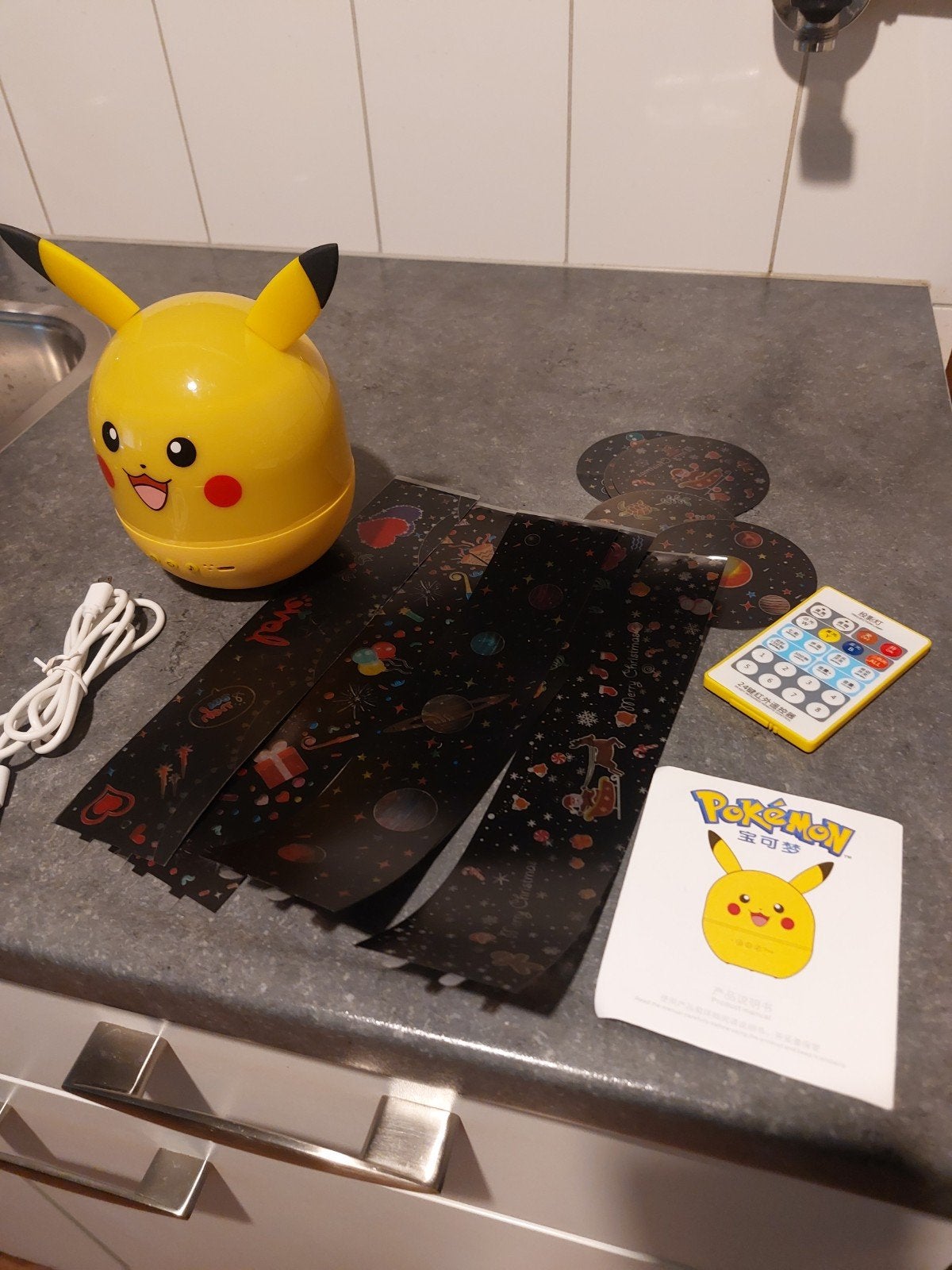 Pokémon Pikachu Nachtlamp met Afstandsbediening, Overige stijlen, Nieuw, Kunststof, Ophalen of Verzenden