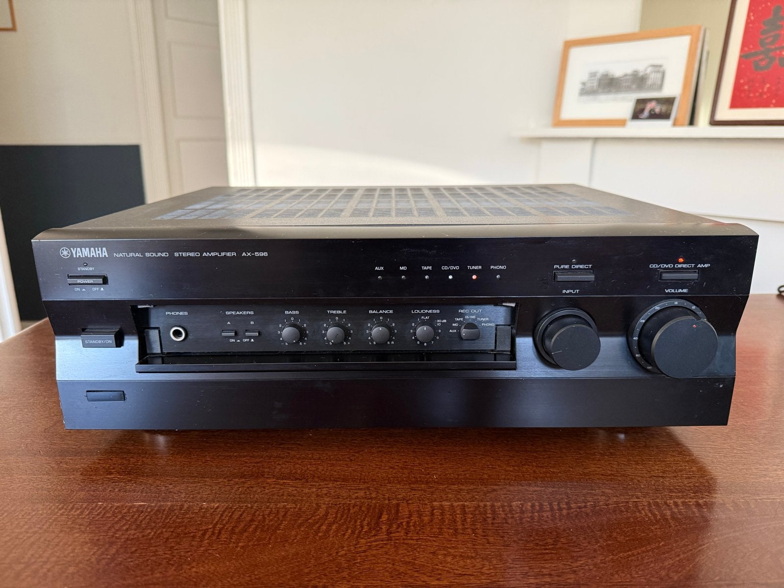 Yamaha AX-596 Natural Sound Stereo Versterker, Audio, Tv en Foto, Versterkers en Receivers, Ophalen, Yamaha, Zo goed als nieuw