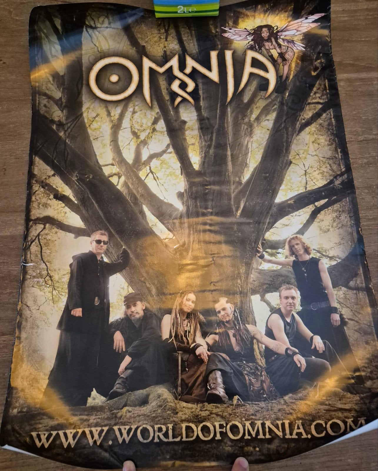 Kleine poster band Omnia, Ophalen of Verzenden, Gebruikt, A1 t/m A3