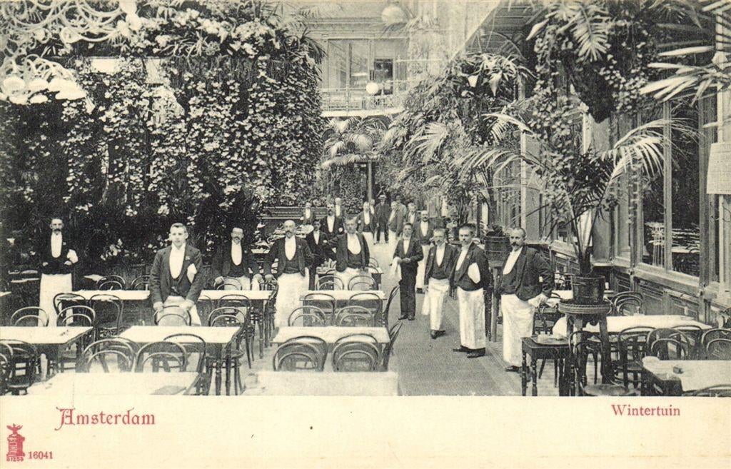 Amsterdam - Wintertuin - obers - ongelopen, Verzenden, Voor 1920, Ongelopen, Noord-Holland