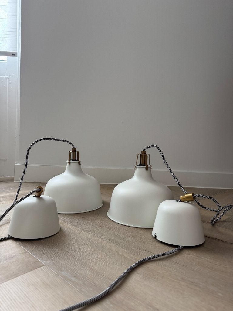 IKEA hanglamp gebroken wit, Ophalen, Gebruikt, Kunststof