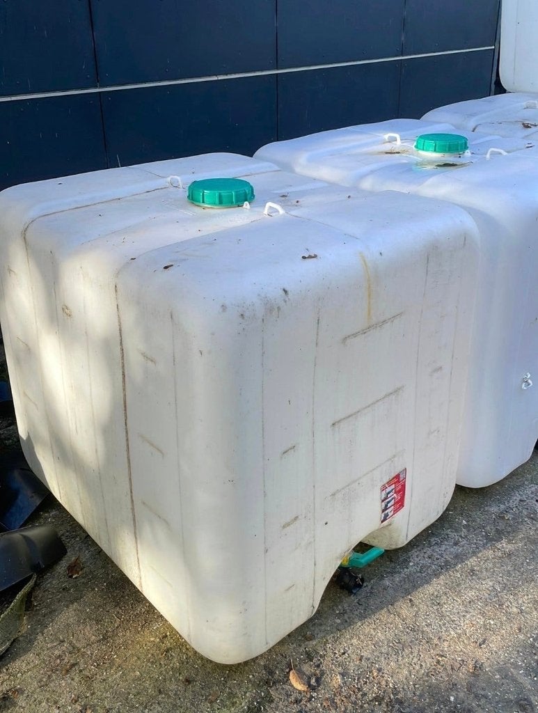 IBC voor het opvangen van regenwater