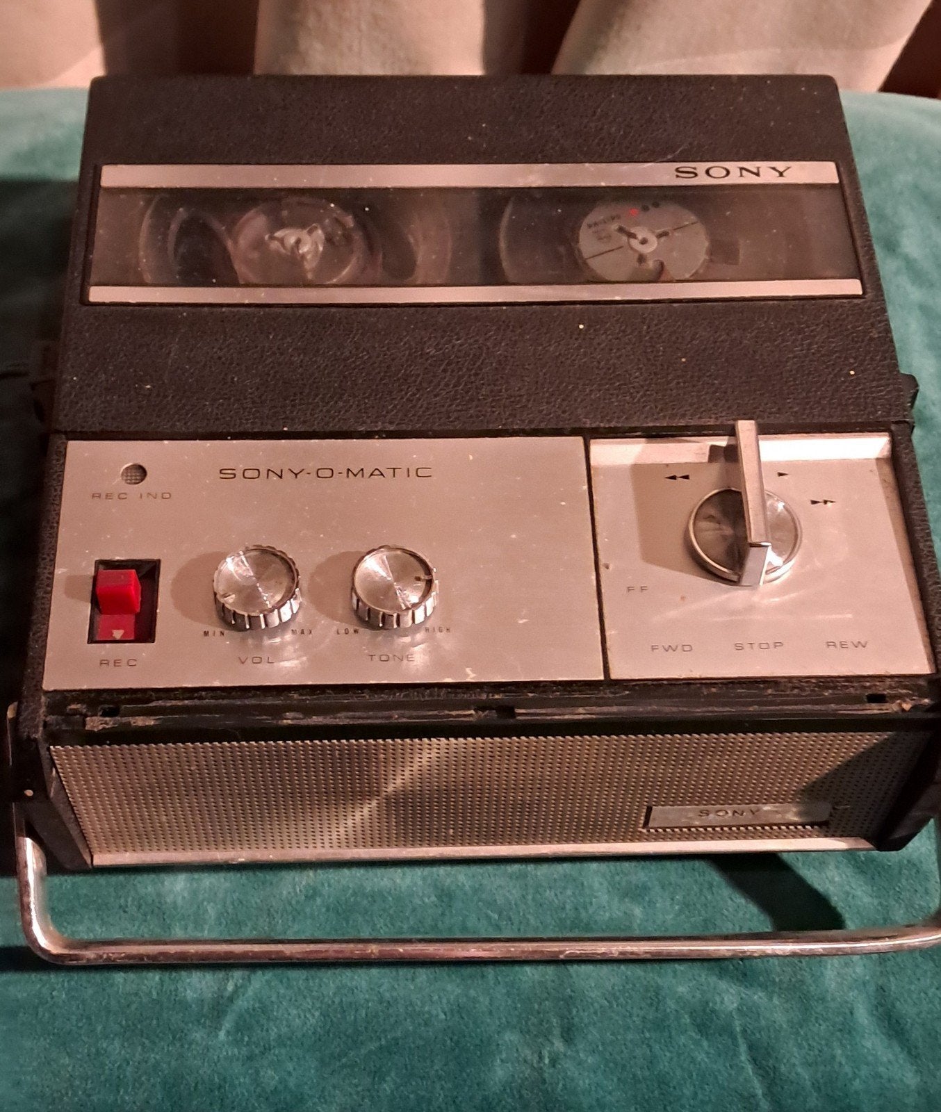 Sony o-matic kleine bandrecorder werkend, Ophalen of Verzenden, Bandrecorder