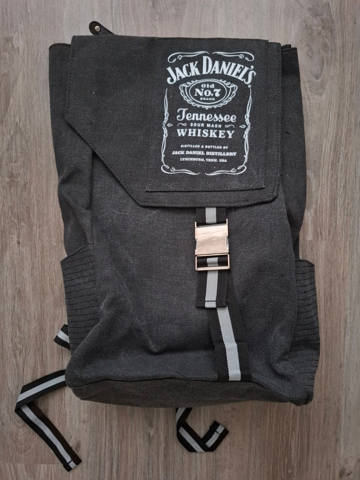 Jack Daniel's Bottle Logo Canvas Backpack, Sieraden, Tassen en Uiterlijk, Tassen | Rugtassen, Ophalen of Verzenden, Overige merken