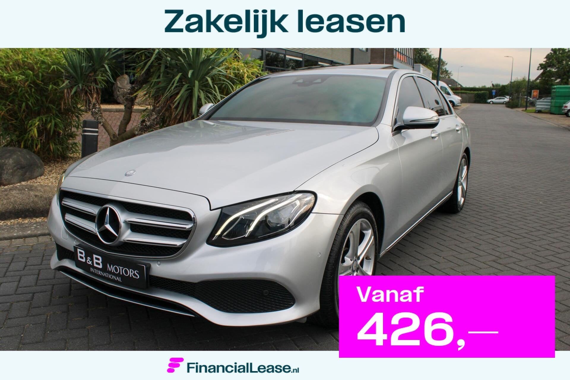 Mercedes-Benz E 200|SFEER|STOELVRW V+A|CAM|DAK|LEER|MEMORY, Automaat, Achterwielaandrijving, Gebruikt, 4 cilinders