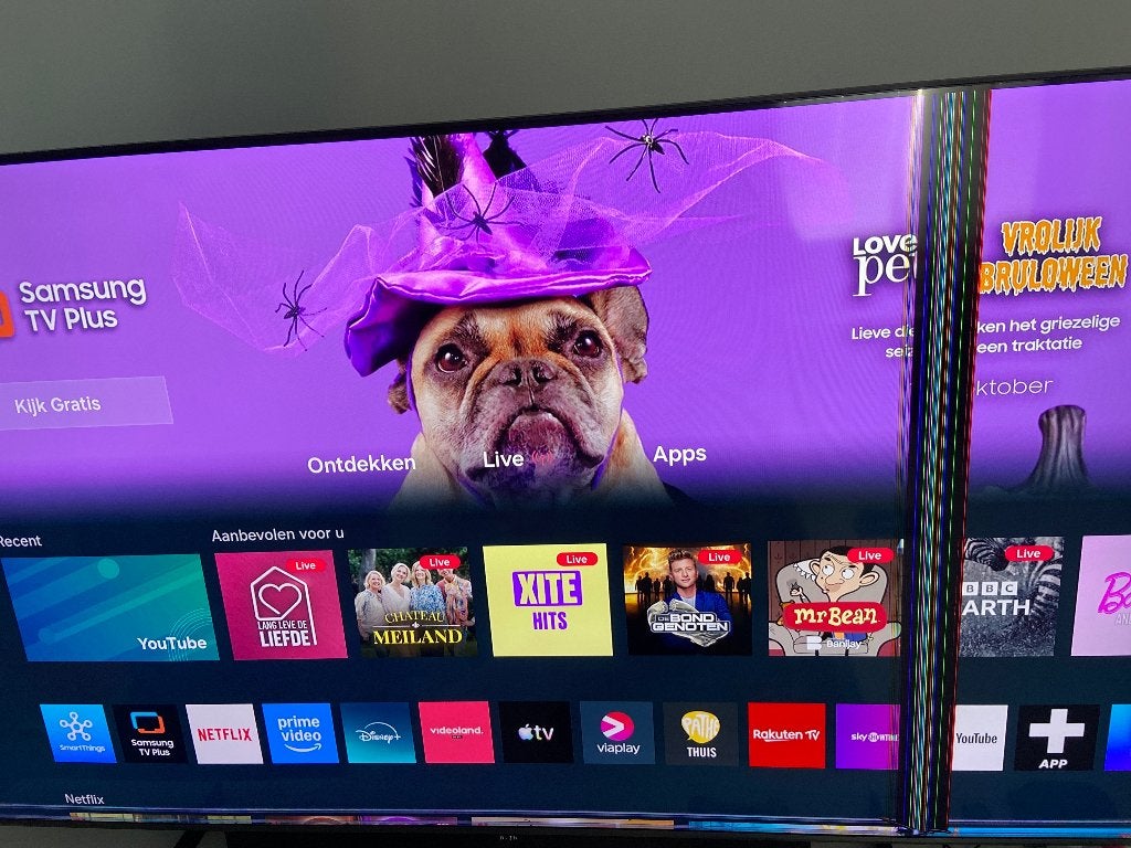 Samsung QE75Q64DAU QLED TV 75 inch -  Defect scherm, Ophalen, 50 Hz, Samsung, 100 cm of meer