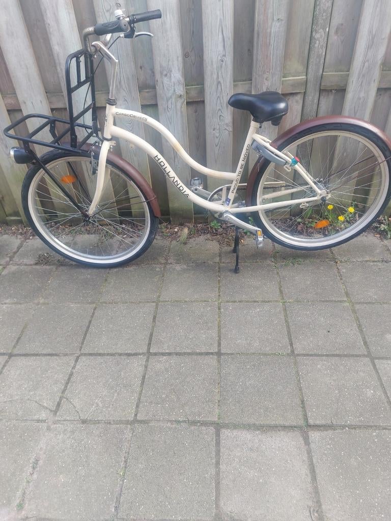Hollandse cargocruiser, Fietsen en Brommers, Ophalen, Gebruikt, Staal, Cruiser