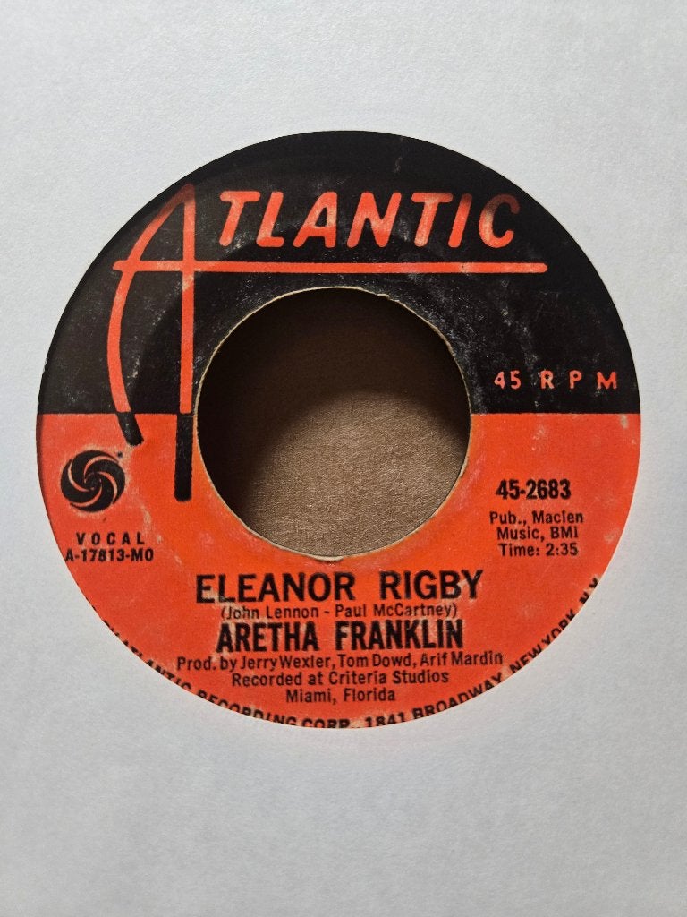 Aretha Franklin - Eleanor Rigby, Gebruikt, 7 inch, Ophalen of Verzenden, Beschermende buitenhoes