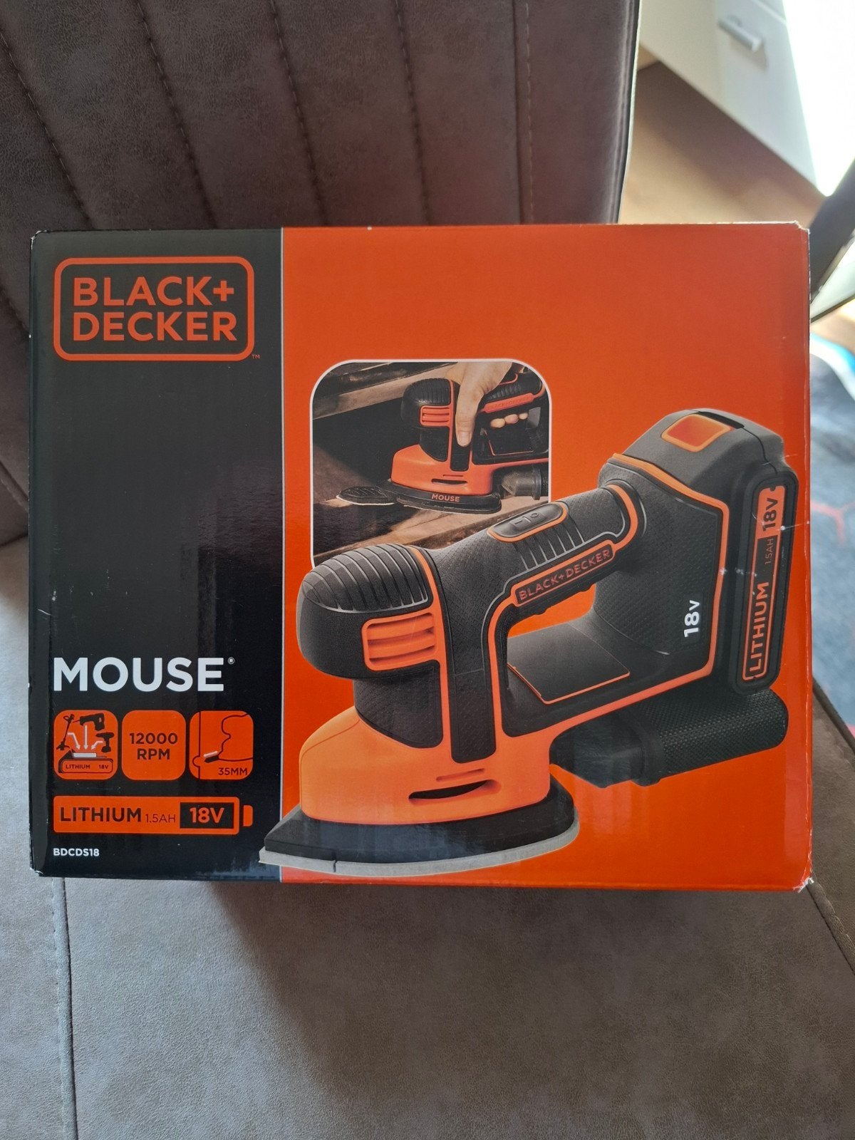Black Decker detailschuurmachine  BDCDS18-QW, Doe-het-zelf en Verbouw, Gereedschap | Schuurmachines, Ophalen, Nieuw, Minder dan 600 watt