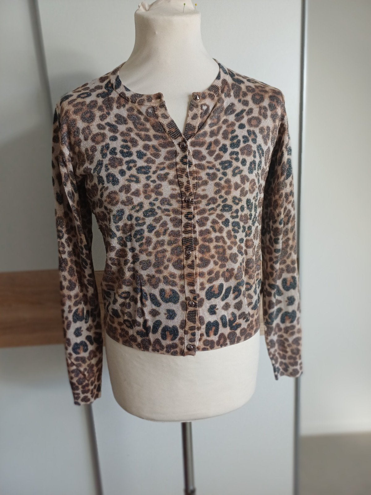 Gaudì Milano Panterprint Vestje Maat XL, Gaudì Milano, Bruin, Maat 46/48 (XL) of groter, Ophalen of Verzenden