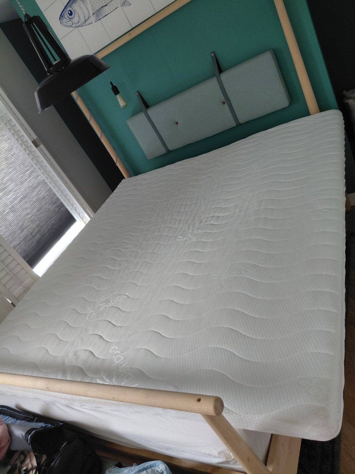Koudschuim topper 190x175cm zgan voor camper/caravan, Caravans en Kamperen, Ophalen, Zo goed als nieuw