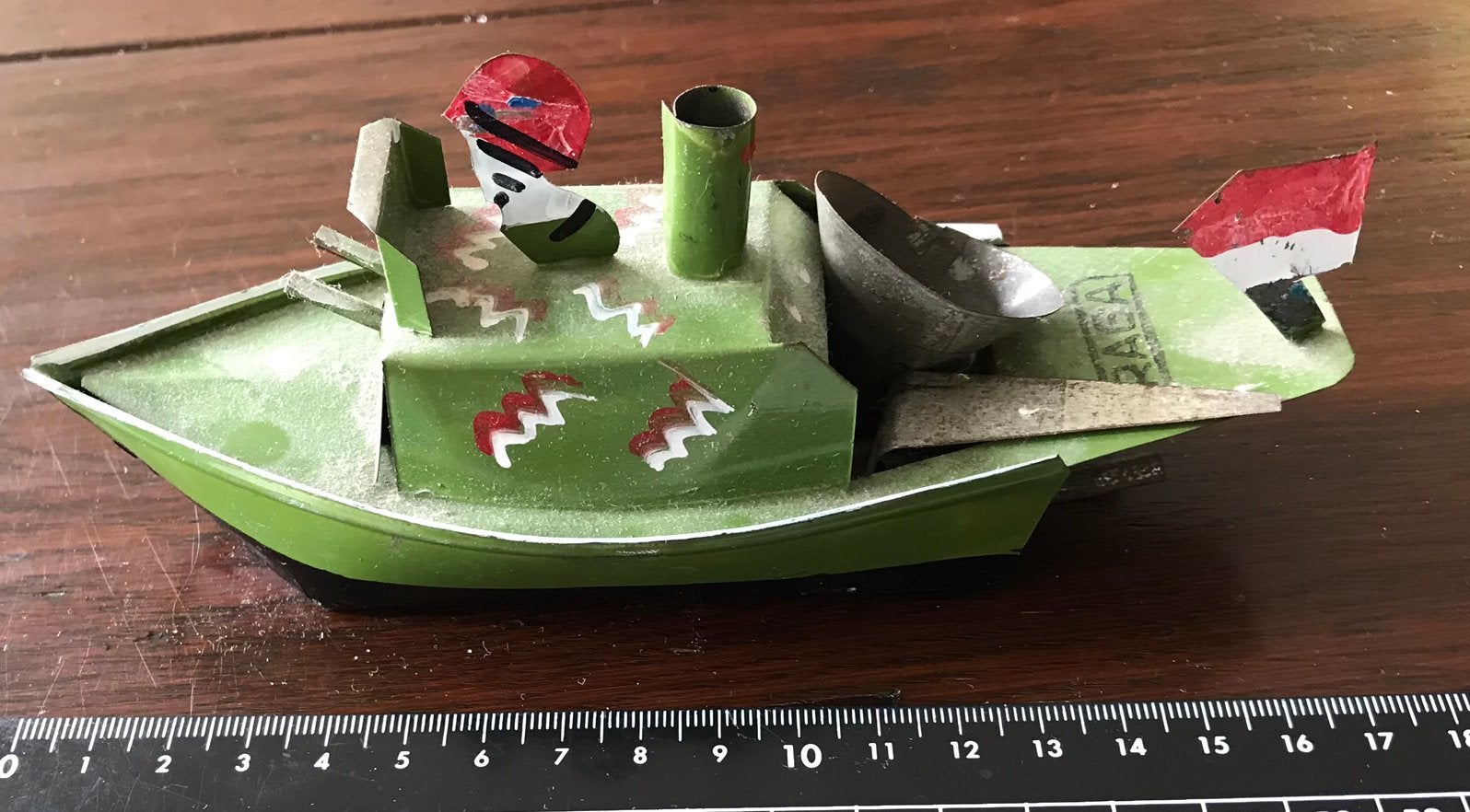 Oude Indonesie Otok. Otok Bootje, Ophalen of Verzenden, Gebruikt, Overige typen