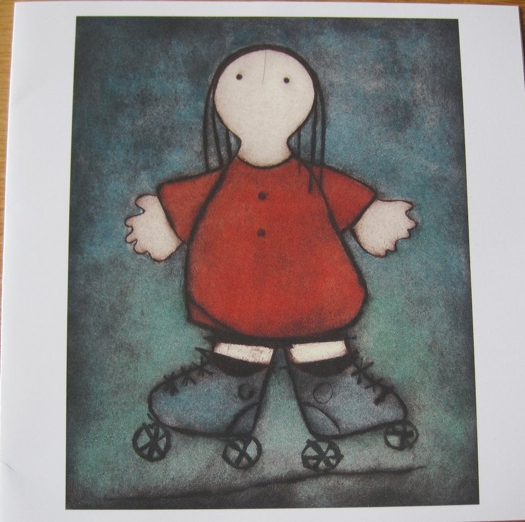 Gerda Smit - Kind op rolschaatsen - 1997 - nieuw, Verzamelen, Ansichtkaarten | Themakaarten, Verzenden, 1980 tot heden, Ongelopen