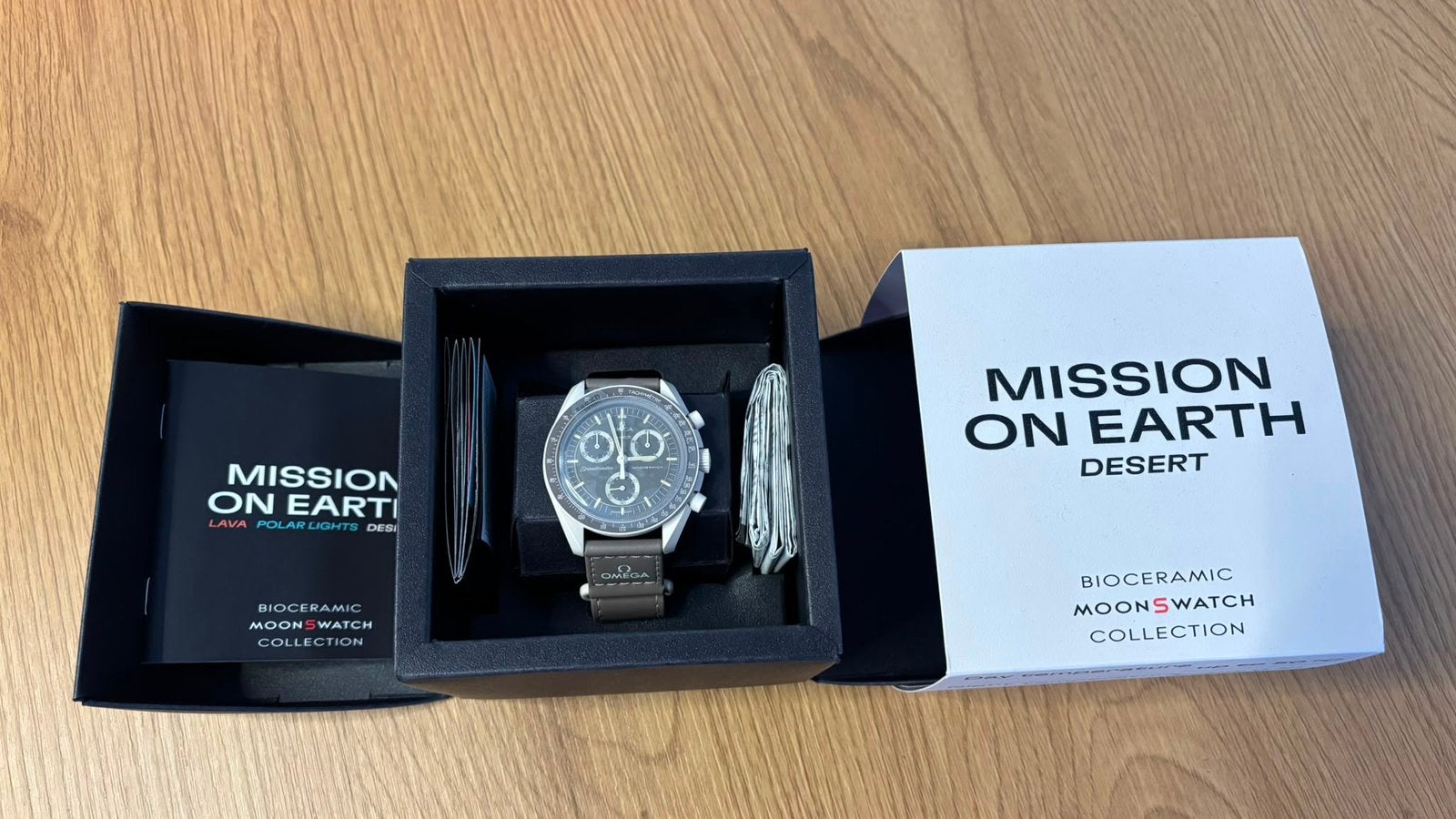 Omega Swatch mission on earth dessert origineel, Ophalen, Kunststof, Polshorloge, Nieuw