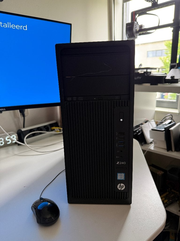 HP Z240 Tower: i7-6700, 12GB DDR4, M2000, 256GB SSD+2x1TBHDD, Computers en Software, Desktop Pc's, Ophalen, Hp, Gebruikt, 8 GB