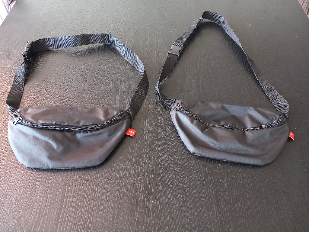 2 NIEUWE ZWARTE HEUP TASJES VAN DE HEMA, Ophalen of Verzenden, Nieuw, Zwart, Overige typen