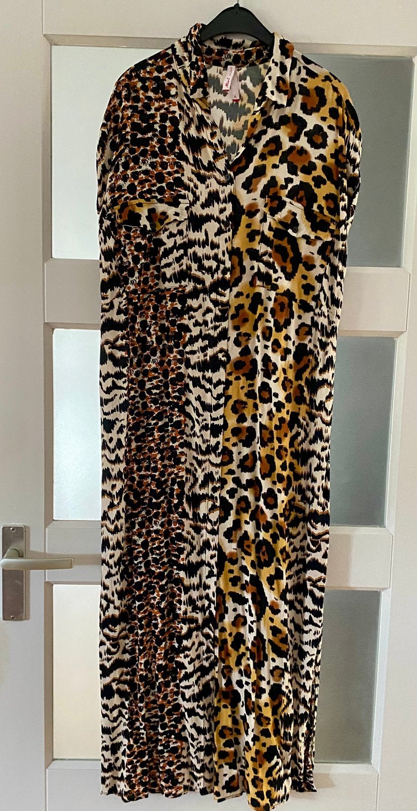 Prachtige Miss E maxi jurk - maat XL (42), Bruin, Maat 46/48 (XL) of groter, Ophalen of Verzenden, Zo goed als nieuw