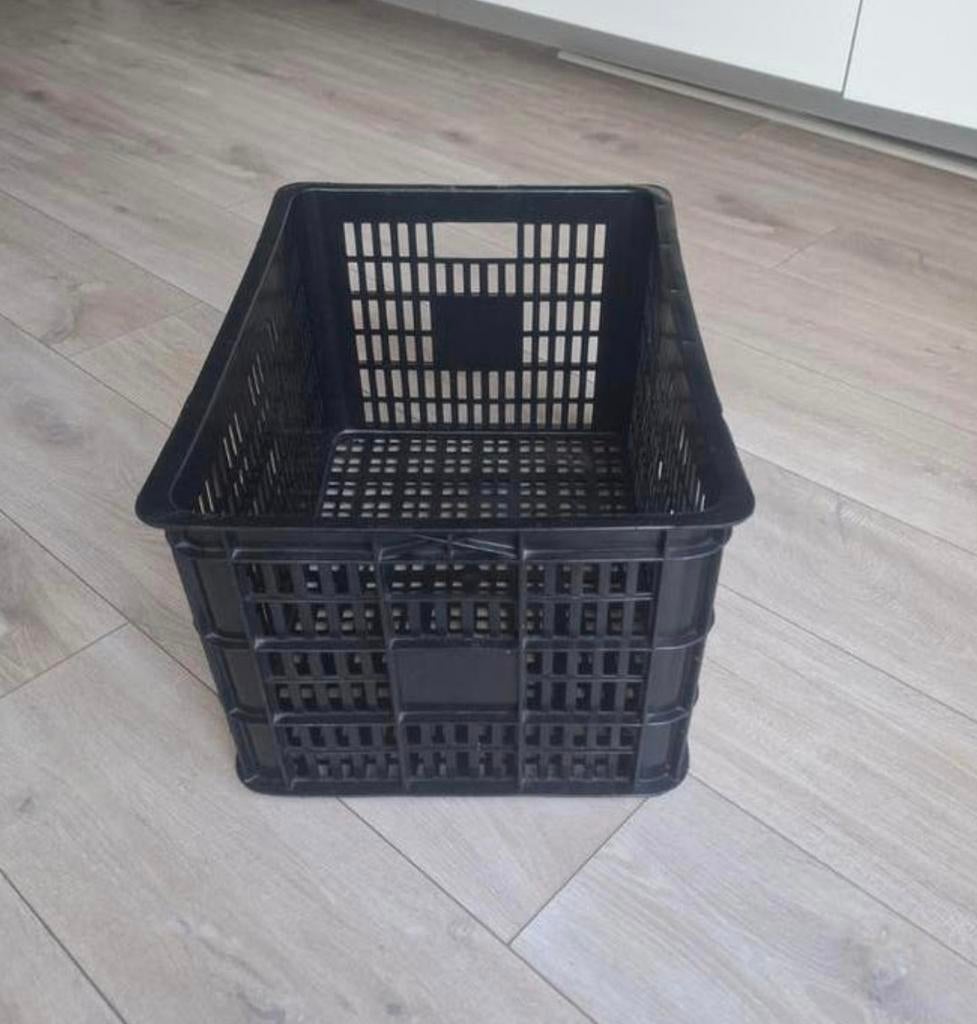 Zwarte Fietskrat 50x35cm - Handig voor op de fiets!, Ophalen, Zo goed als nieuw, Overige typen, Minder dan 20 kg