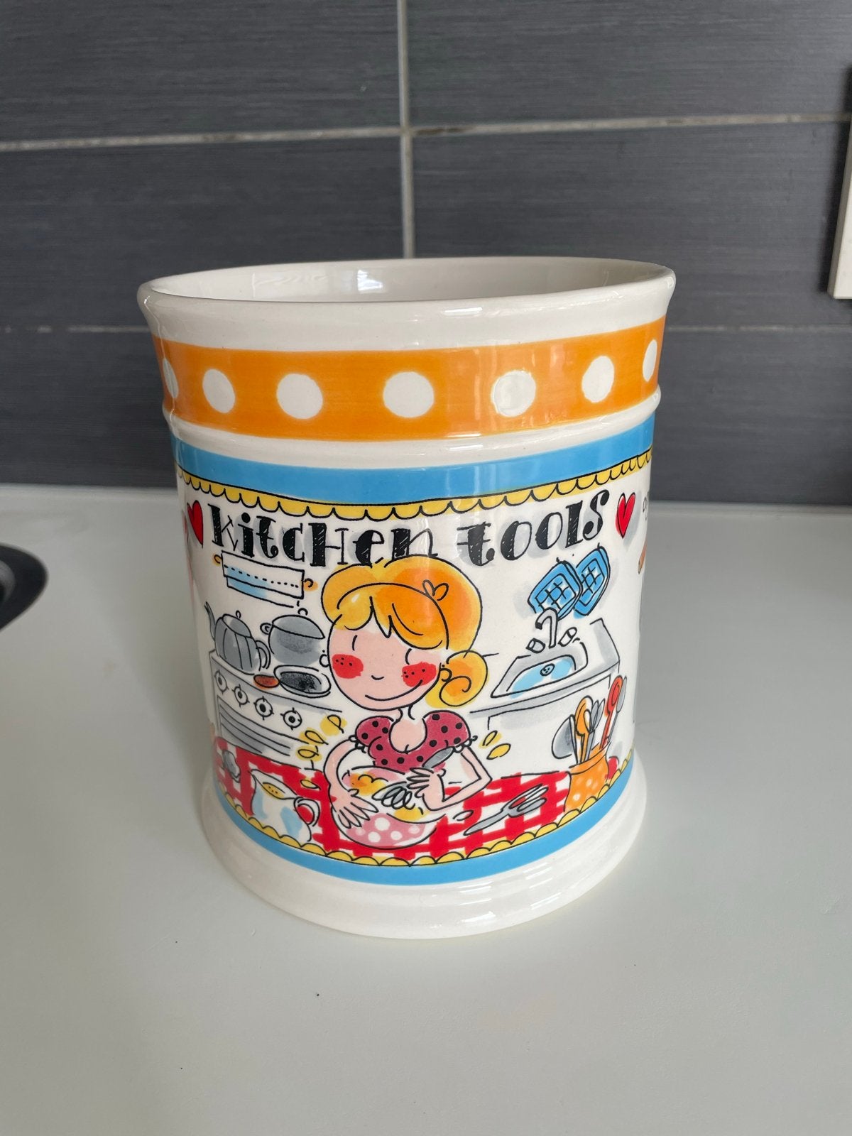 Blond Amsterdam pollepel pot - Kitchen Tools, Steen/keramiek, Meerkleurig, Ophalen, Blond Amsterdam