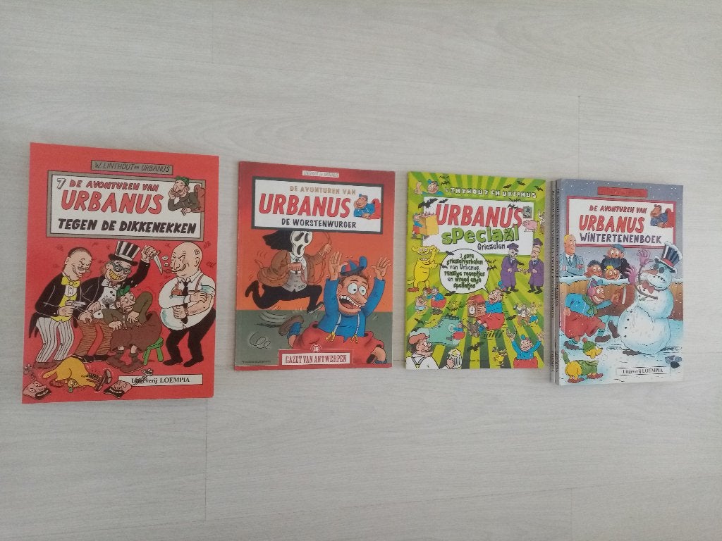Urbanus, Boeken, Stripboeken, Gelezen, Meerdere stripboeken, Ophalen of Verzenden