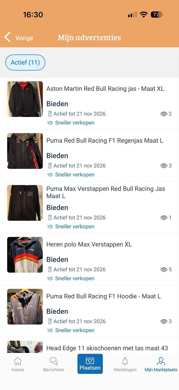 Diverse Red Bull Racing Jassen - Verschillende Maten, Ophalen of Verzenden, Gedragen, Maat 52/54 (L), Zwart