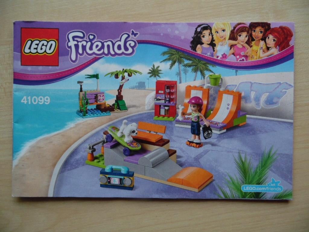 Lego Friends 41099 Heartlake skatepark, Compleet, Lego, Friends, Ophalen of Verzenden
