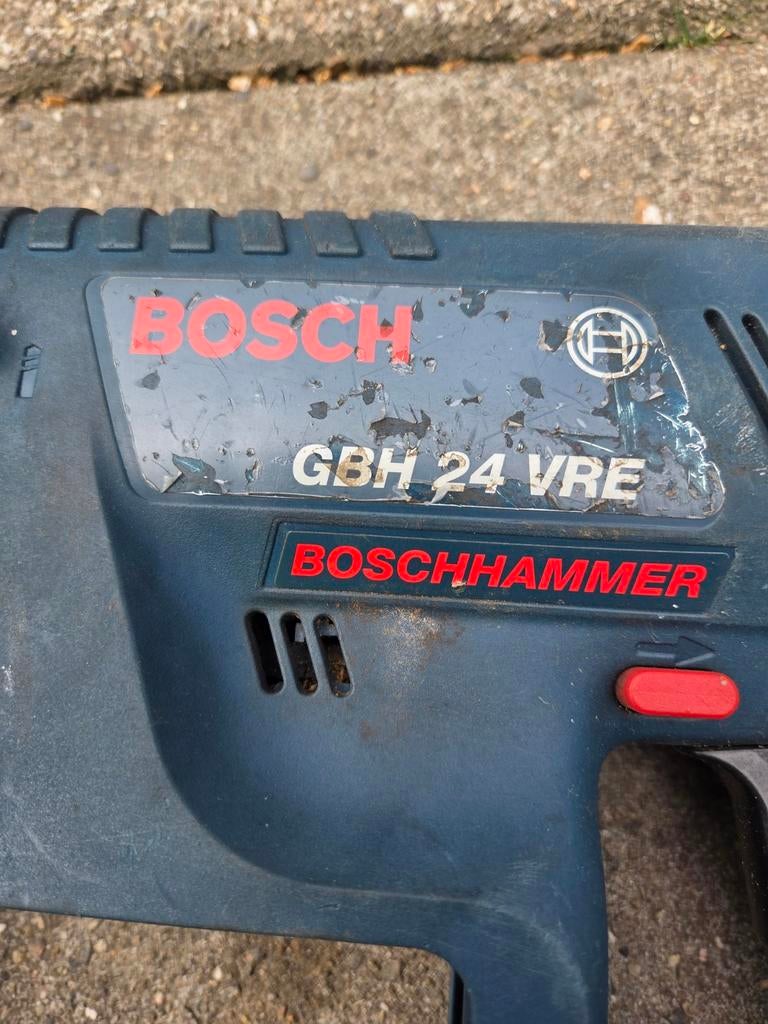 Bosch GBH 24 VRE Accu Boorhamer, Doe-het-zelf en Verbouw, Gereedschap | Boormachines, Ophalen of Verzenden, Gebruikt, Boor- en/of Breekhamer