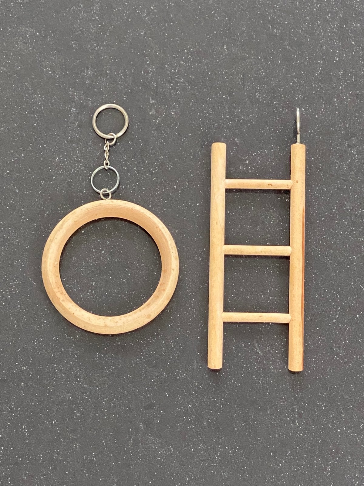 Houten vogelspeelgoed set – Schommelring & Klimladder Nieuw, Ophalen of Verzenden, Nieuw
