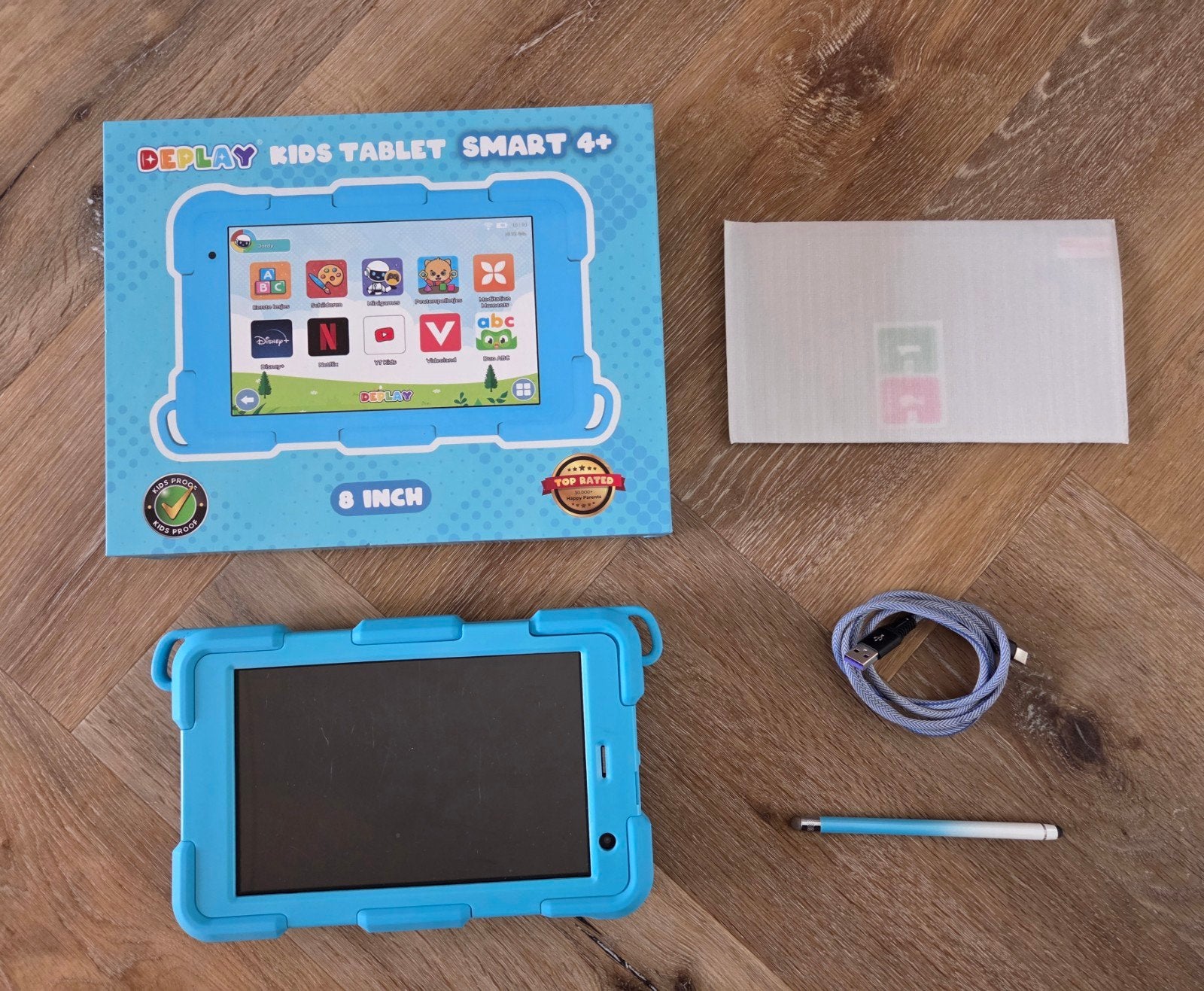 Deplay Kids Tablet Smart 4+ 8 inch - Zo goed als nieuw, Computers en Software, Ophalen, Usb-aansluiting, 8 inch, Kids Tablet Smart 4+