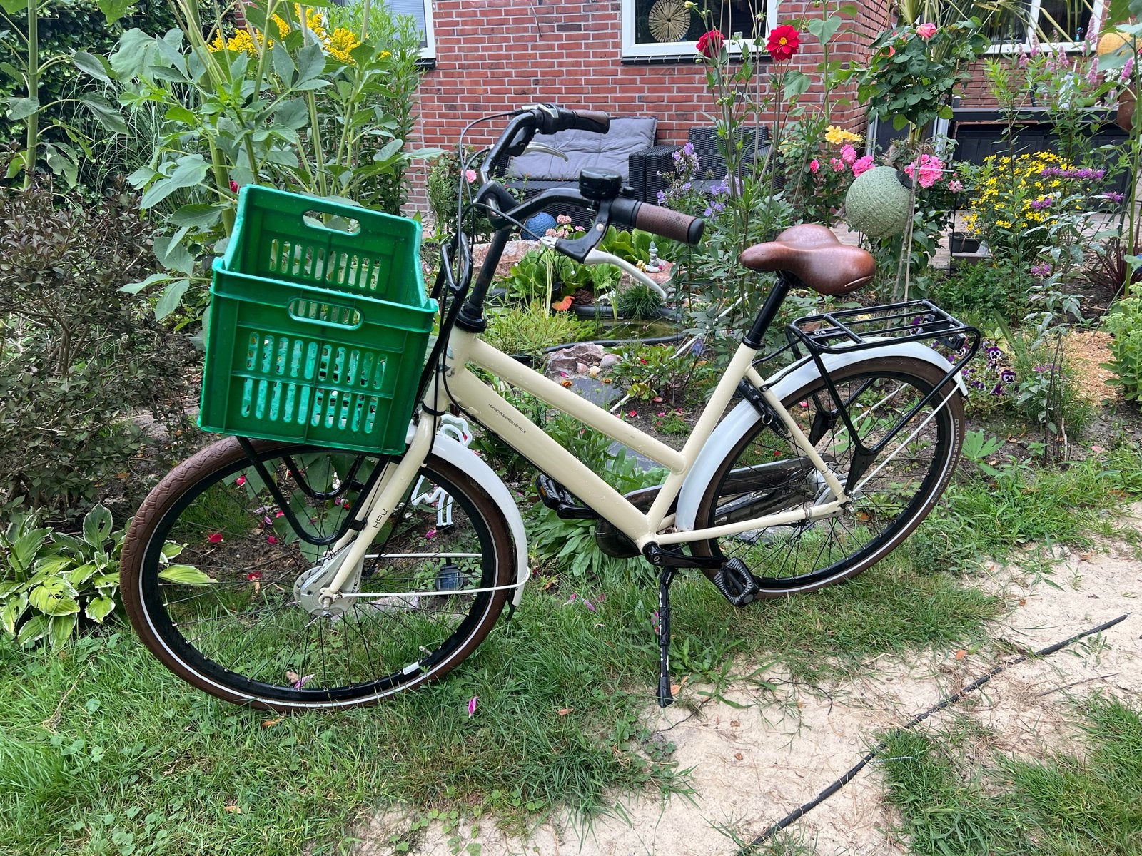Cortina hpv damesfiets met krat en bagagedrager, Fietsen en Brommers, Gebruikt, Versnellingen, 50 tot 53 cm, Ophalen