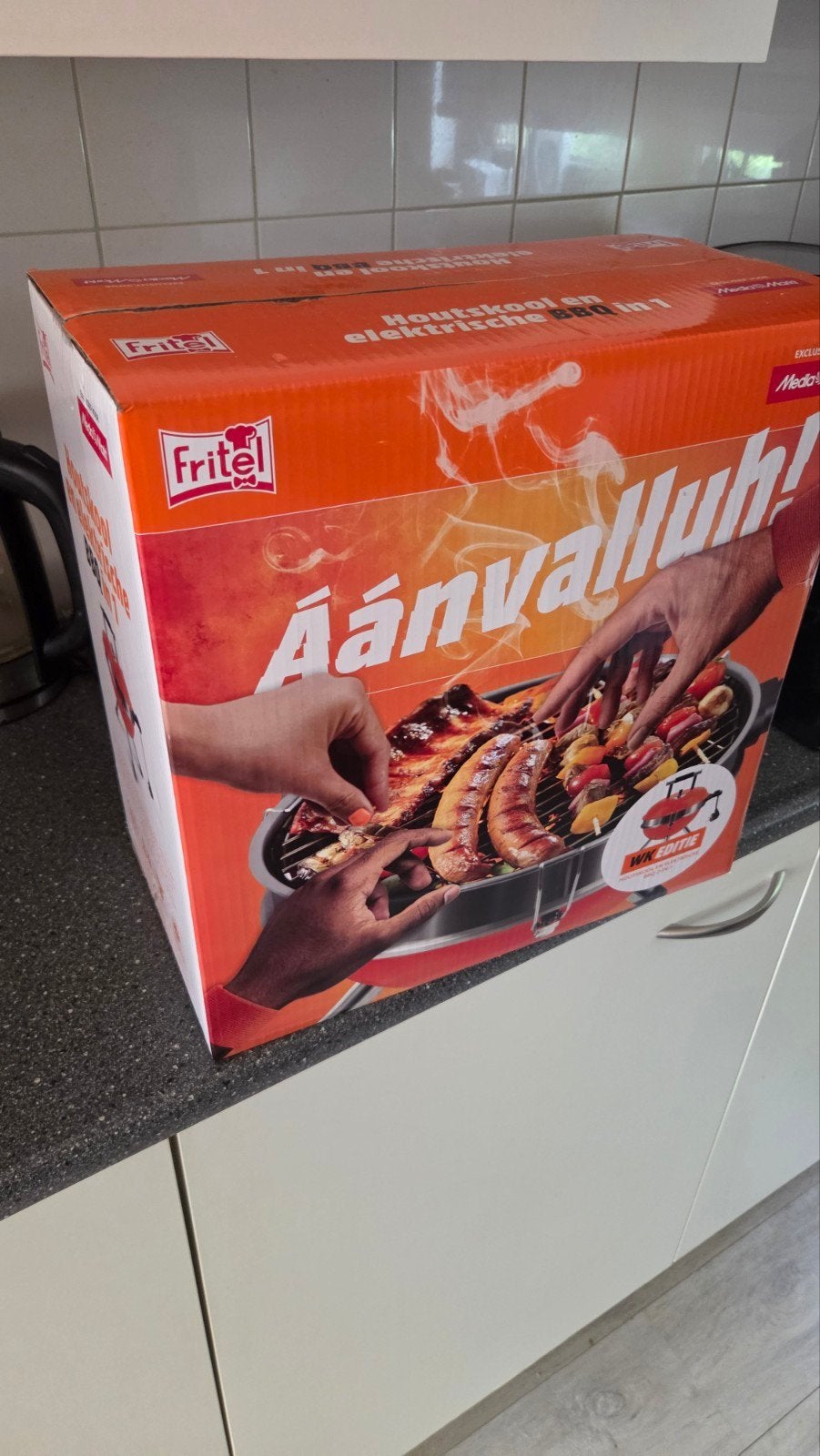 Nieuwe Fritel Houtskool en Elektrische BBQ 2-in-1, Ophalen of Verzenden, Nieuw