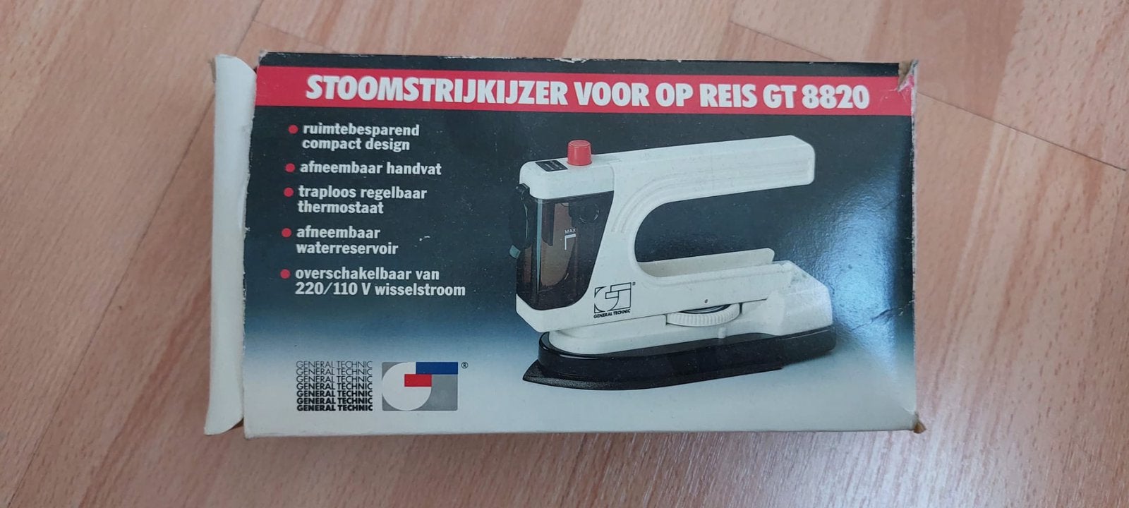 Stoomstrijkijzer voor op reis GT8820, Witgoed en Apparatuur, Strijkijzers en Strijkplanken, Ophalen of Verzenden, Zo goed als nieuw