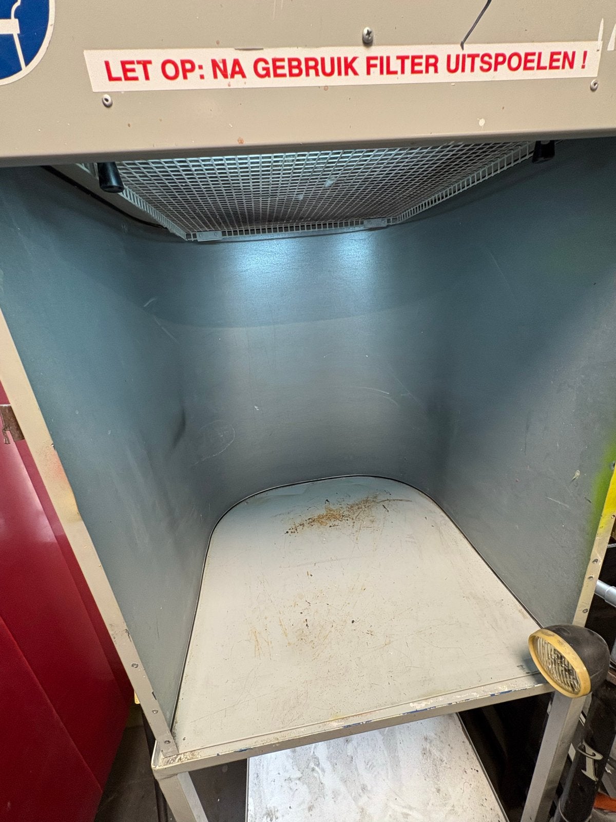Keramikos SC003 Spuitcabine met Verlichting en Afzuiging, Ophalen, Gebruikt