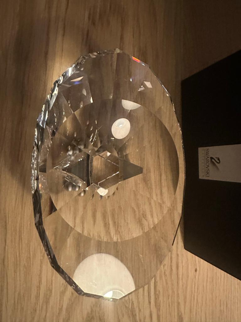 Swarovski Kristallen Schaal/Decoratie - Zo goed als nieuw, Verzamelen, Swarovski, Ophalen of Verzenden, Zo goed als nieuw, Huisaccessoire