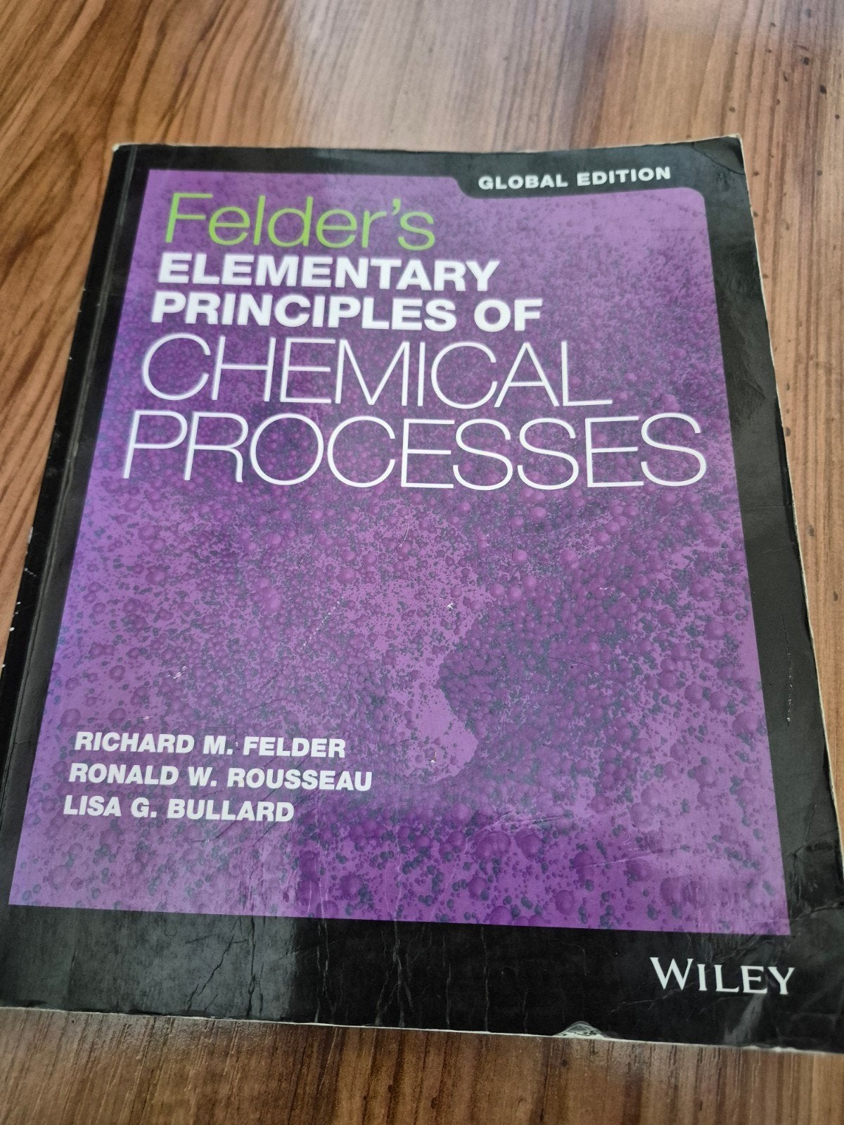 Felder's Elementary Principles of Chemical Processes, Gelezen, Richard M. Felder, Ronald W. Rousseau, Lisa G. Bullard, Beta, HBO
