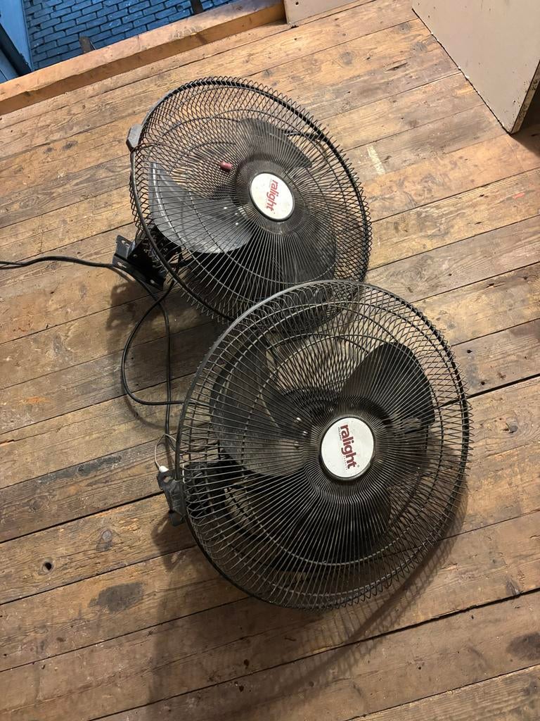 2x Ralight 18" Wandventilatoren - Krachtige Koeling, Ophalen, Gebruikt, Overige