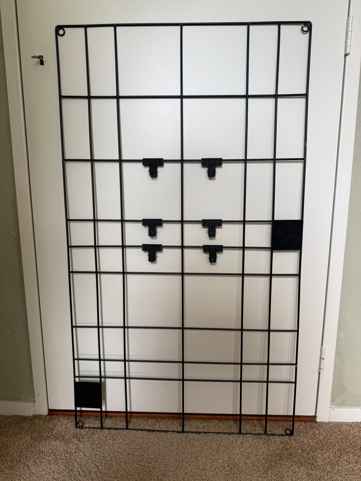vtwonen Wire Memoboard + Clip Set 6 stuks | metaal | zwart, Ophalen of Verzenden, Zo goed als nieuw, Overige typen