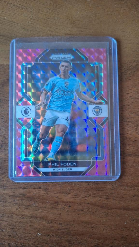 Phil Foden Panini Prizm Manchester City Voetbalkaart, Ophalen of Verzenden, Zo goed als nieuw, Buitenlandse clubs, Spelerskaart
