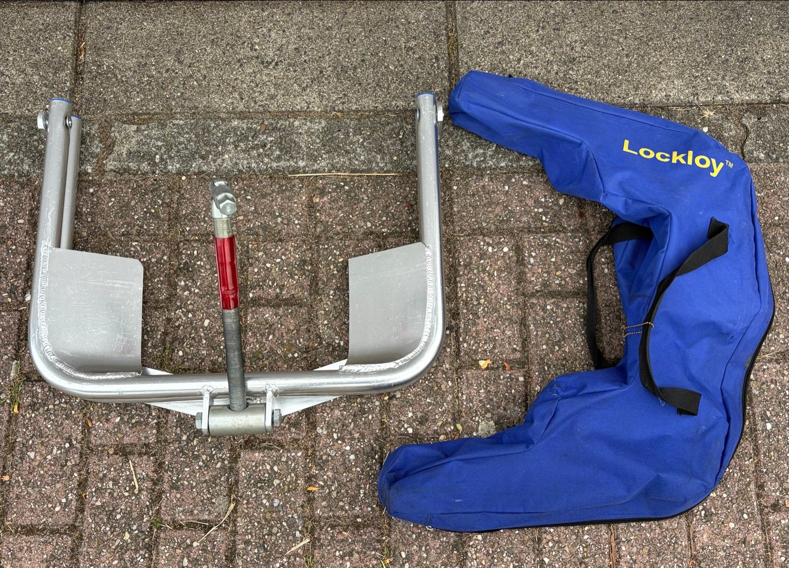 Locloy aluminium caravan leveler - Waterpas voor caravan, Caravans en Kamperen, Ophalen, Gebruikt