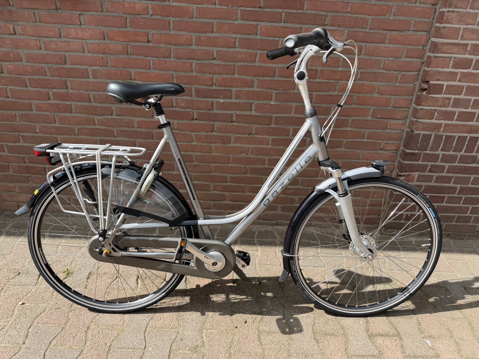 Te koop mooie gazelle paris damesfiets fiets 61 cm, Ophalen, Gebruikt, Versnellingen, 56 cm of meer